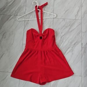 Wild Fable Red Halter Swim Coverup